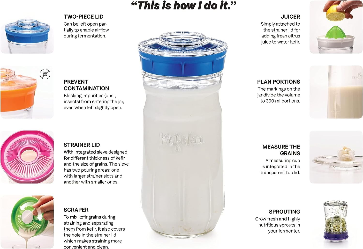 Kefir-making kit - Boutique Nature et Partage