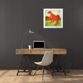 thumbnail image 3 of SD Graphics Studio 12x12 White Modern Wood Framed Museum Art Print Titled - Dinosaur Land I, 3 of 4