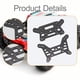 thumbnail image 5 of Soportes de amortiguadores delanteros y traseros de alta durabilidad, repuesto de fibra de carbono para coche RC 7303, escala 1/7, 5 of 8
