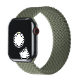 thumbnail image 2 of Open Box Genuine Apple iWatch Braided Solo Loop Band For Watch Face Sizes 38mm 40mm 41mm Series 3, 4, 5, 6, 7, 8, SE, Size 6, Inverness Green, 2 of 6
