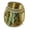 Gold, variant on Gleaming Visor Hat Sparkly Visor Hat Mirrored Disco Ball for Music Festivals