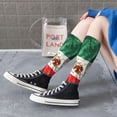 thumbnail image 7 of Knee High Socks for Women Mexico-Flag- Print Long Tube Sock Uniform Socks, 7 of 7