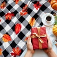 thumbnail image 6 of Fall Throw Blanket Pumpkin Leaves Plaid Flannel Blanket for Couch Bed Sofa, Soft Warm Autumn Blanket Fall Decor Cozy Home Atmosphere, 80"x60", 6 of 6