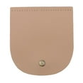 thumbnail image 1 of Bolsas de ganchillo de punto largo ovaladas de cuero PU, almohadilla moldeadora, base de cojín con orificios de costura, bolso de mano, accesorios par Beige Soledad Reemplazo de solapa de bolso, 1 of 8