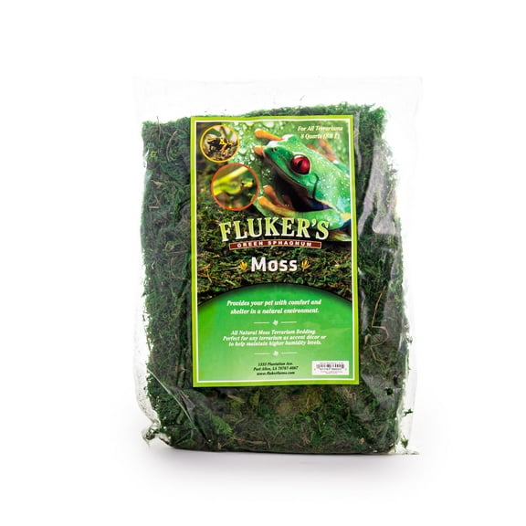 Fluker's GreenRepta Moss, 8QT Substrate for Reptiles