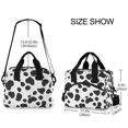 thumbnail image 2 of FORMRS Reusable Lunch Bag for Work School Leakproof Insulated Cooler with Adjustable Shoulder Strap, Cow Spots, 2 of 6