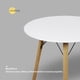 thumbnail image 5 of Mesa Redonda Moderna Minimalista Estilo Eames Negro Onstore onStore negro, 5 of 5