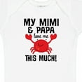 thumbnail image 4 of Inktastic Mimi and Papa Love Me Crab Boys or Girls Baby Bodysuit, 4 of 5