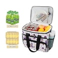 thumbnail image 2 of FORMRS Insulated Cooler Bag 24 Cans Capacity Soft Leakproof Lunch Box with Side Pockets, Purple Halloween Gooses, 2 of 7