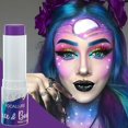 thumbnail image 6 of FOCALLURE Face Body Paint Stick,Eye Black Stick for Sports,Face Painting Kit Professional Hypoallergenic Foundation Makeup,Witch Purple, 6 of 6