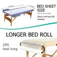 thumbnail image 2 of Disposable Massage Table Sheets, Disposable Bed Sheets fot Massage Table, Disposable Bed Covers for Lash Bed, Tattoo, Spa, Esthetician, 31 * 71 inches (White), 2 of 6
