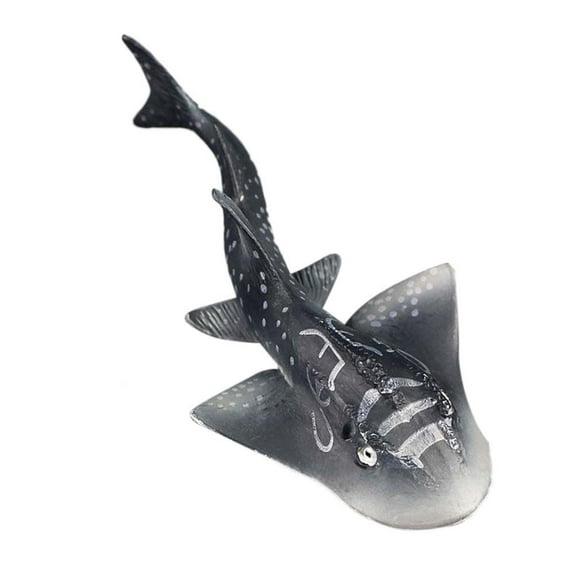 Oraceous Simulation Sea Animal Model Marine Life Toy Decoration for Children Playing Guitarfish (Black)