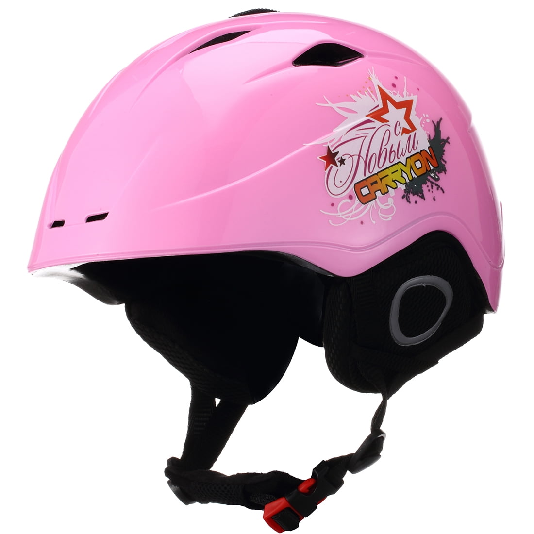 Carryon Authorized Adult Sports Snowboard Ski Helmet Protect Liner Pink Size L by Unique-Bargains