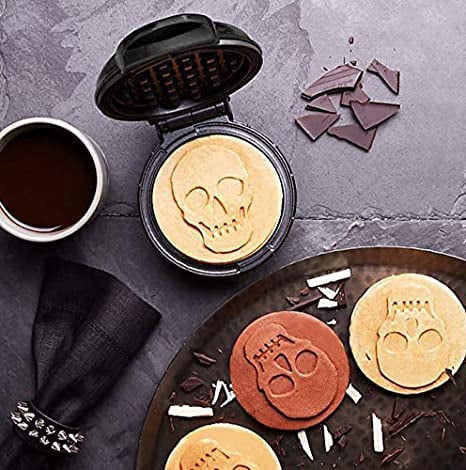 skeleton mini waffle maker