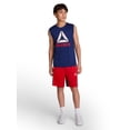 thumbnail image 4 of Reebok Boy's Athletic Tank Top & Short, 2-Piece Set, Sizes 4-18, 4 of 9