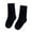 C-Black772, variant on DHFJKG Kids Toddlers Fuzzy Crew Socks Fluffly Shaggy Solid Color Warm Indoor Outdoor Mid Calf Socks Autumn Winter Comfort Stockings