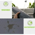 thumbnail image 4 of MOYISHI Shelf Liner Kitchen Cabinet Drawer Mats 13.9 Inch Wide x 112 Inch Long, Non Slip EVA Plastic Water Resistant Pad for Bathroom Drawers,Shoe Shelves, Under Sink, Gray, 4 of 7