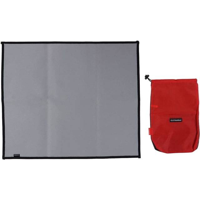 ZOUSSIQI Tapis de Foyer, Tapis Ignifuge pour Barbecue Tapis de Grill Tapis d'Isolation Thermique Tapis Résistant à la Chaleur pour Foyer Cheminée Terrasse Camping Réchaud(S) CA919-33223