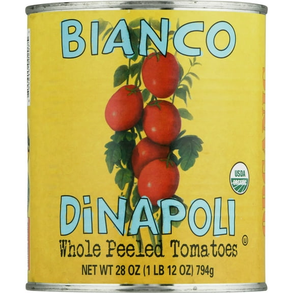 Bianco Di Napoli Whole Peeled Tomatoes Organic 28 oz (Pack Of 6)