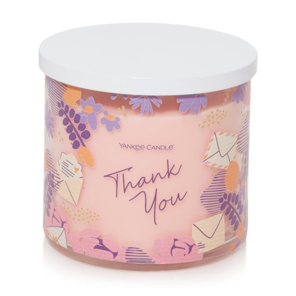 Yankee Candle Thank You 3-Wick Candle, Pink Sands, 14.5 oz.