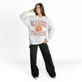 thumbnail image 3 of Women's Gameday Couture  Ash Clemson Tigers Whiteout Premium Fleece Camo Sweatshirt, 3 of 5