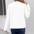 thumbnail image 6 of Womens Cotton Linen Blouses Tops Long Sleeve Henley Shirts Sexy Scoop Neck Basic Tops Slim Fit Tshirts Fall Fashion Workout Tops Bussiness Office Clothes, 6 of 6