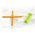 thumbnail image 2 of STRANDCHIC Silicone Trivets Foldable Dining Table Heat Pad Cross-shaped 1Pack 4.02X1.42X1.42in, 2 of 8