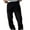 #007-Black, variant on Kakii Men's Wide-Leg Jeans Straight Leg Carpenter Denim Pants Loose fit Trousers