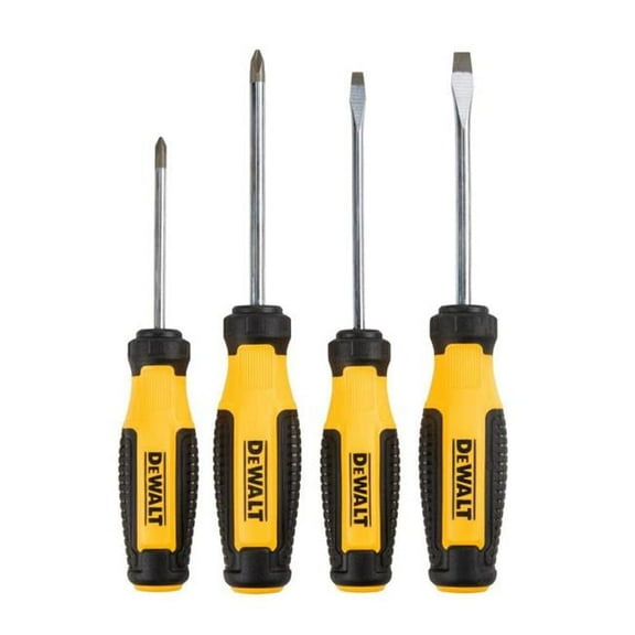 Stanley, Steel 12.90 x 6.10 x 1.50 Inches Ergonomic Bi Material Screwdriver Set 4 Piece