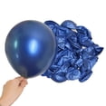 thumbnail image 3 of 10/20/30 globos de cumpleaños azules de 5/10/12/18 pulgadas, globo de látex azul marino de metal para baby shower, cumpleaños, decoración de bodas, 3 of 5