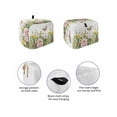 thumbnail image 2 of Fsddascl Pink Spring Floral Small Toaster Cover 2 Slice, Kitchen Appliance Covers, Pastoral Flowers Summer Botanical Toaster Oven Cover with Loop, Bread Machine Cover Polyester Dust Cover Protection, 2 of 5