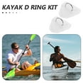 thumbnail image 3 of FESTFENDS 3Pcs Durable Kayak D Shaped Buckle with Metal Ring for Canoe Rope Fixing and Kayak Gear, 3 of 8