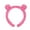 Hot Pink, variant on Headband, Animal Ear Headbands, Cute Bear Ears Hairband, Cosplay Headwear for Women Girls, Masquerade, Party, Fun Prop, Photo Booth Accessory Baberdicy, Ideal for Children, Teens