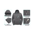 thumbnail image 5 of Little Donkey Andy Men's Waterproof Rain Jacket Outdoor Lightweight Hooded Raincoat for Hiking Golf Travel Fishing Grey XL, 5 of 6
