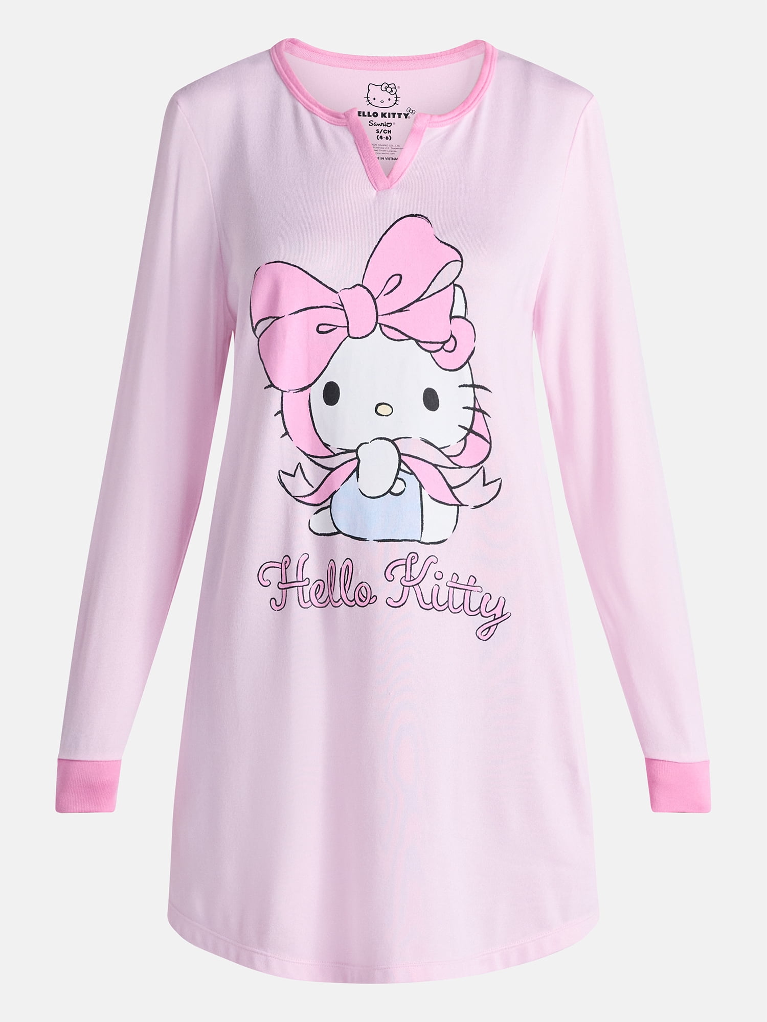 Hello Kitty Women's Valentine's Day Sleepshirt, Sizes XS-3X