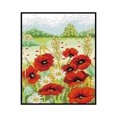 thumbnail image 1 of Cuadros Decorativos Arte de punto de cruz parcial 14CT Impreso Primavera Costura Adorno para el hogar Sywqhk Nuevos Originales, 1 of 1