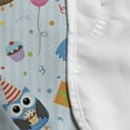 thumbnail image 4 of Birthday Microwave Oven Cover, Cheery Celebration Owls in Party Hats with Presents Balloons Tasty Cakes, Water Resistant Organizer with Pockets for Kitchen, 36" x 12", Multicolor, by Ambesonne, 4 of 4