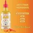 thumbnail image 4 of Aji Amarillo Peruvian Hot Sauce - Authentic Yellow Chili Sauce Made w/ Aji Amarillo Peppers - Vegan, Soy & Gluten Free, Keto - Gourmet Sauce for Eggs, Chicken, Veggies, & Marinades - 350ml (2 Pack), 4 of 7
