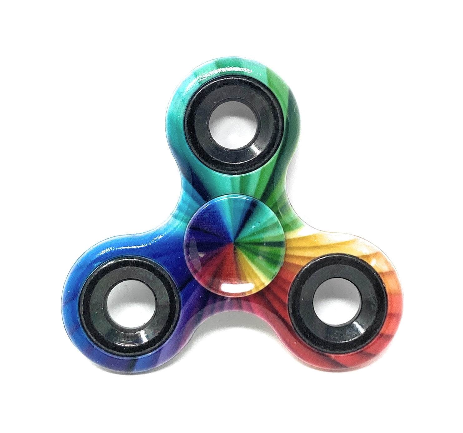 Colorful Hand Spinner Tri Fidget Tri-Spinner EDC Ball Focus Toy For Kids Adult 