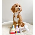 thumbnail image 6 of TONBO Birthday Party Combo Crinkle Plush Dog Toy, 3 Count, 6 of 7