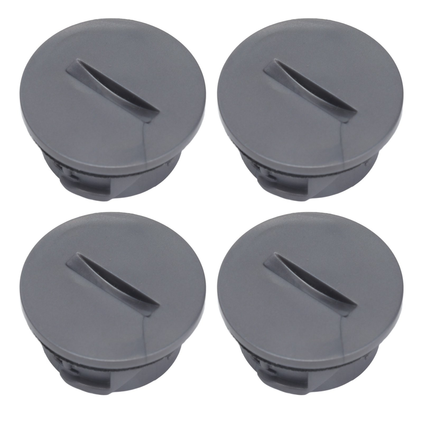 Vacuum Cleaner End Cover Replacement Rolling Brush End Cap compatible with Dyson V6 DC35 DC44 DC59 DC62 SV03, Robust ABS Motorized Roller Head Locking Accessories (4 Pack, 1.2 x 1.0 inches)