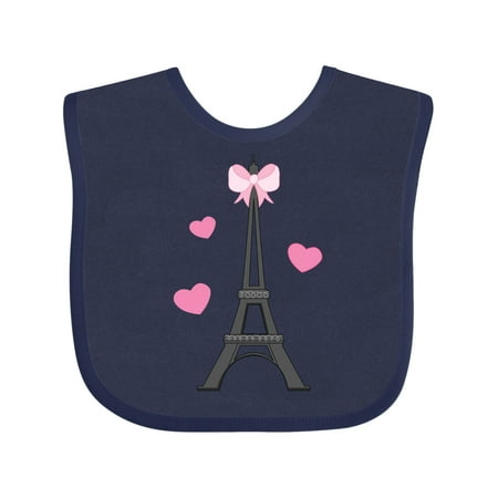

Inktastic Paris Lover Eiffel Tower Gift Baby Girl Bib