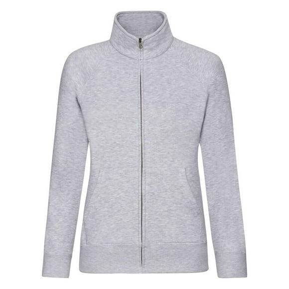 Fruit Of The Loom Ladies/Womens Lady-Fit Fleece Sweatshirt Jacket