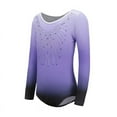 thumbnail image 2 of Lavaport Gymnastics Leotards Long Sleeve Sparkle Dancing Activewear for Little Girls, 2 of 5
