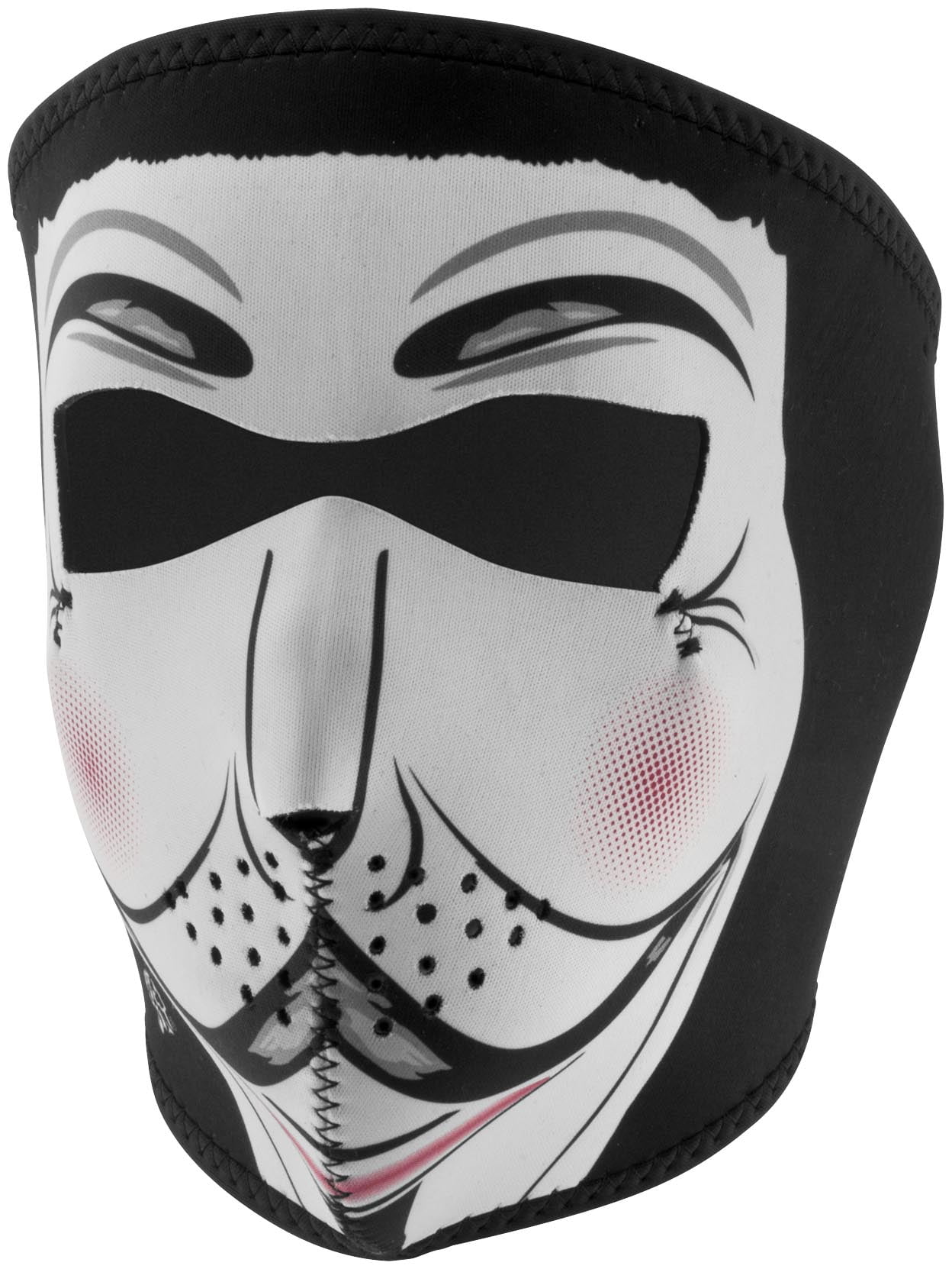 ZANheadgear Zan Headgear Full Face Mask Vendetta (White, OSFM