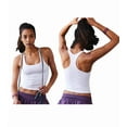 thumbnail image 3 of Workout Tank Tops for Women Square Neck Sleeveless Camisole Seamless Racerback Gym Athletic Yoga Shirts White XS, 3 of 7