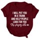 thumbnail image 1 of Gibobby Playera TéRmica Ligera Tops sueltos con cuello redondo, camiseta estampada, blusa, mangas , blusa informal para mujer（Vino， XXXXXL), 1 of 5