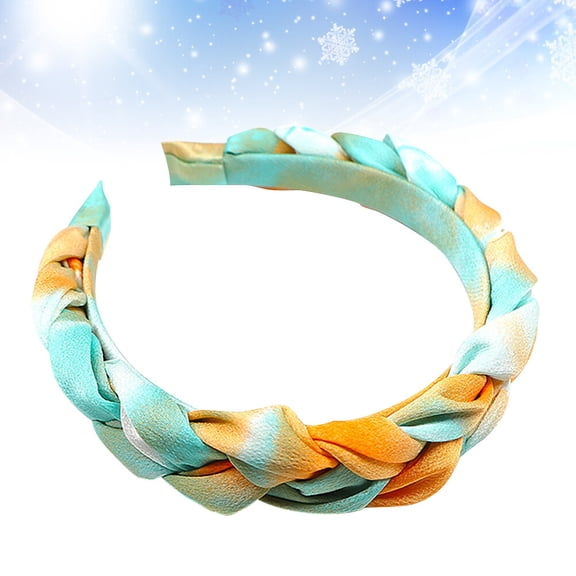 OULII braided hair piece Hair band Cloth Assorted Color 1Pcs