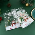 thumbnail image 5 of Resealable Christmas Zip Lock Bags 50PCS Clear Christmas Snowman Plastic Sealing Bags for Xmas Holiday Party Candy Small Gift Wrapping Supplies Decor, 5 of 6