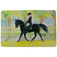 thumbnail image 1 of Betsy Drake DM141 Black Horse Rider Door Mat - 18 x 26 in., 1 of 1